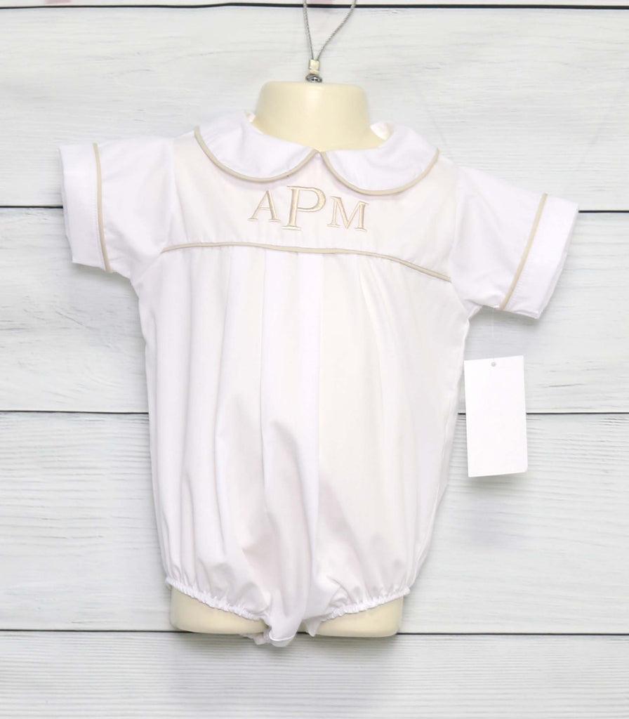 Baby boy baptism outfit