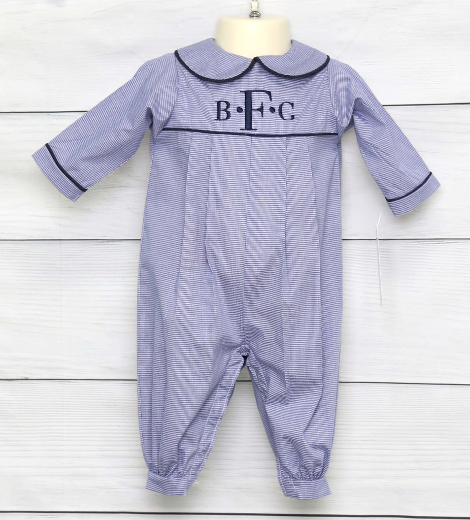 Baby boy bubble romper