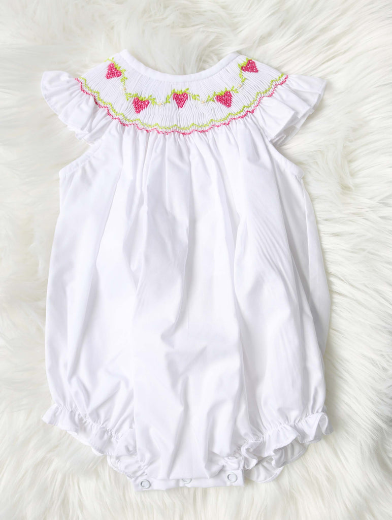 baby girl bubble romper