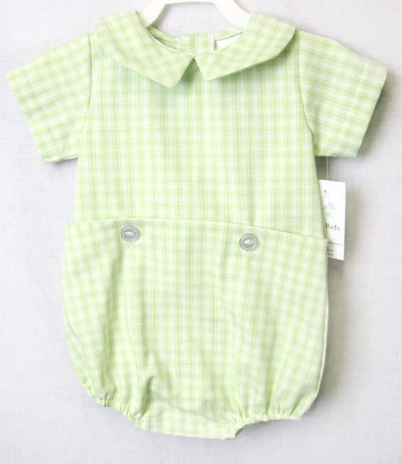 baby boy bubble romper