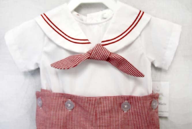 Nautical baby boy clothes