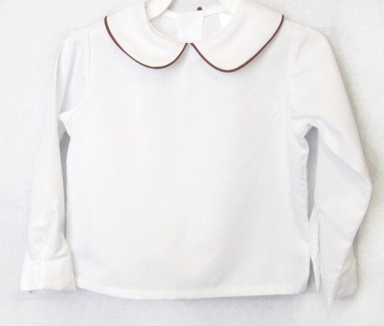 baby boy peter pan collar shirt