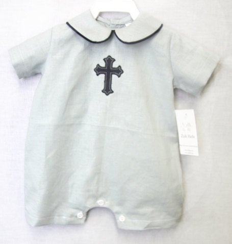 Baby Boy Baptism Outfit, Boys Christening Outfit, Zuli Kids 292680