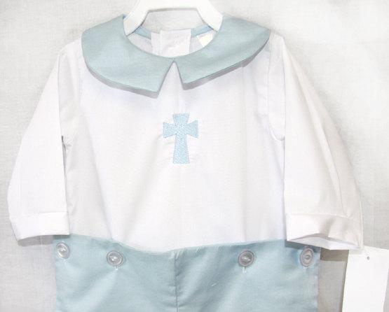 Baby boy baptism outfit