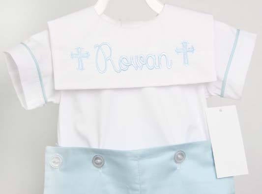 Baby boy blessing outfit