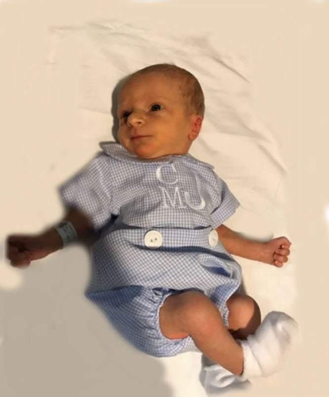 Baby Boy Bubble Romper