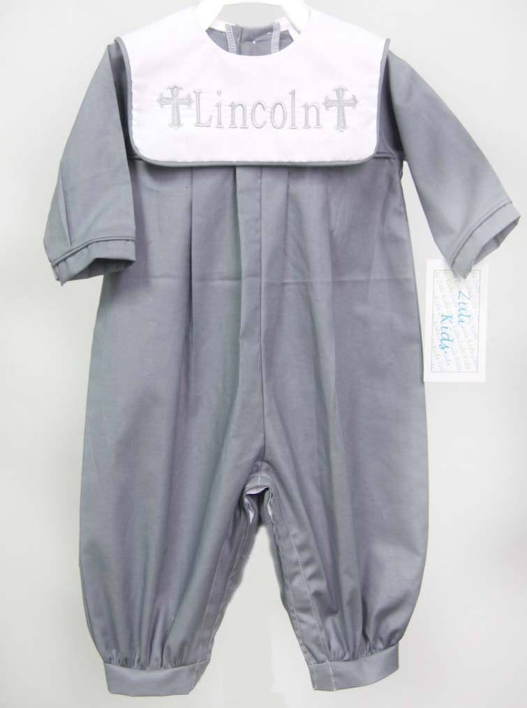 Baby boy bubble romper