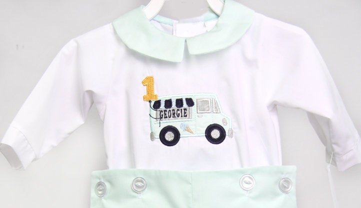 Ice Cream Party, Baby Boy First Birthday Outfit, Zuli Kids 293066