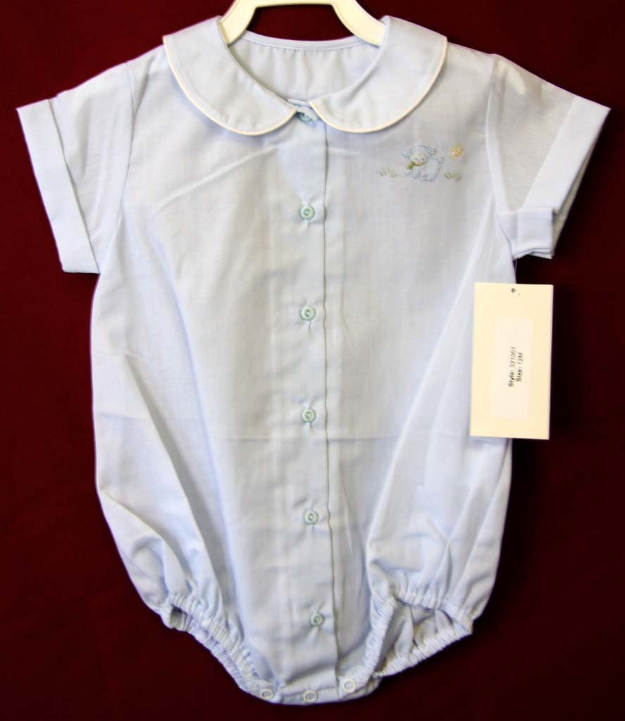 Baby boy bubble romper