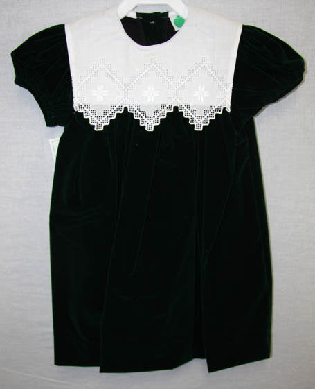 Girls Green Holiday Dress