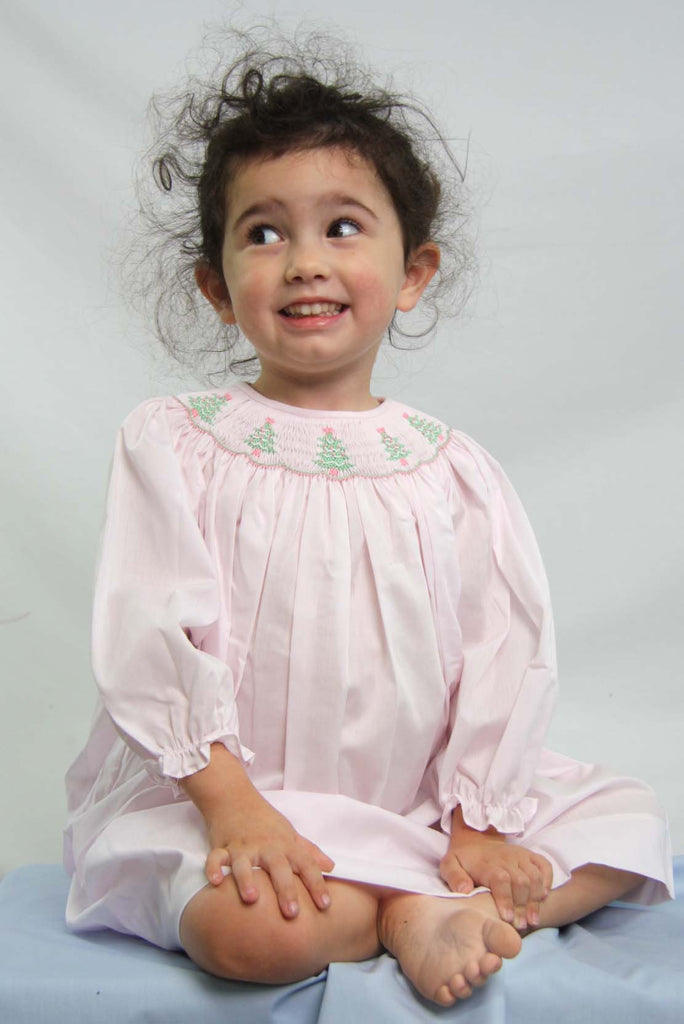 girls smocked dresses