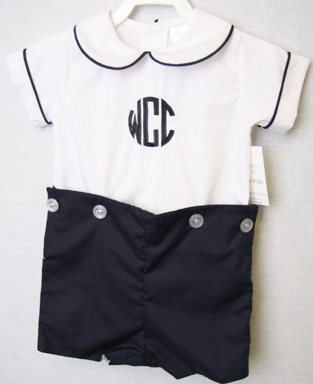 Baby boy baptism outfit