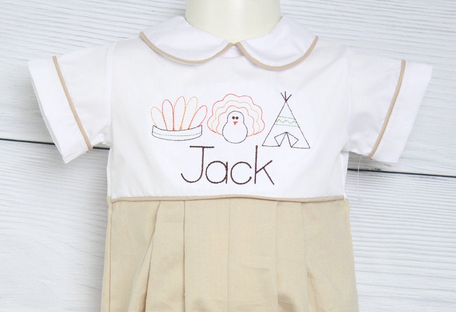 Infant Boy Thanksgiving Outfit