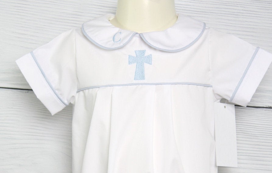 Baby boy bubble romper