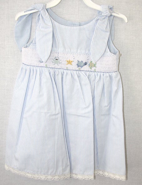 Hand smocked baby dresses