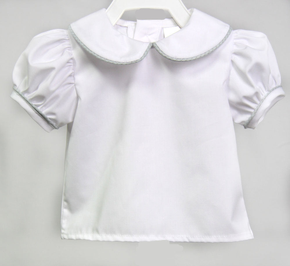 White Blouse for Toddler Girls