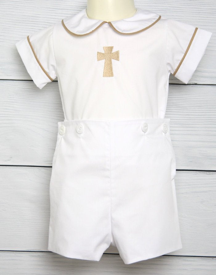 Baby boy dedication outfit