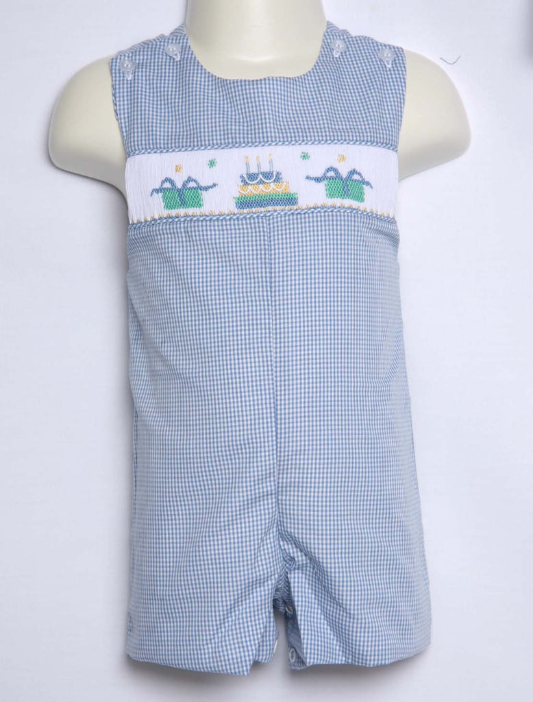 Smocked Birthday Romper