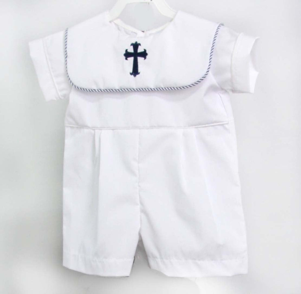 Modern Boy Christening Outfit