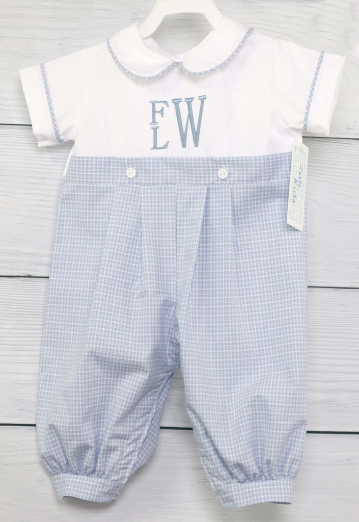 baby boy bubble romper