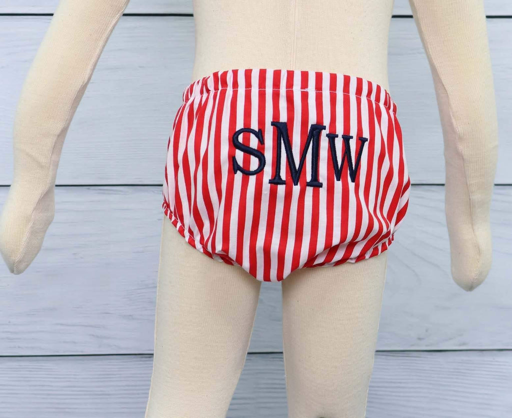 Monogrammed Baby Bloomers