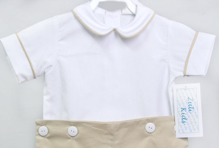 Infant Boy Baptism Outfit