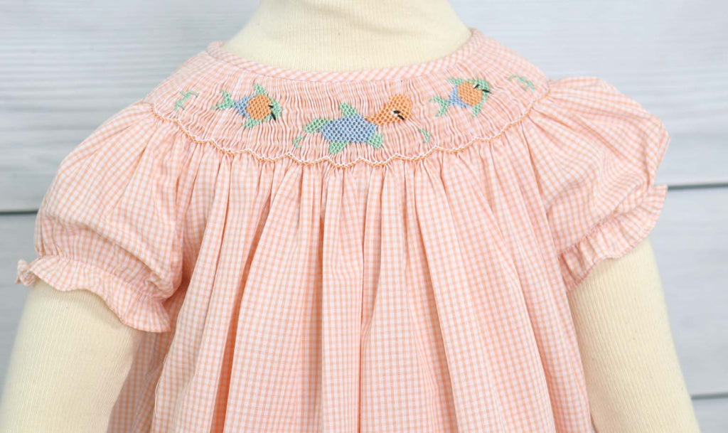 Smocked dresses for girls, smocked clothes