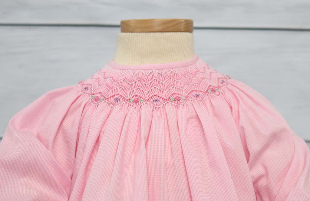 Toddler girls smocked dresses