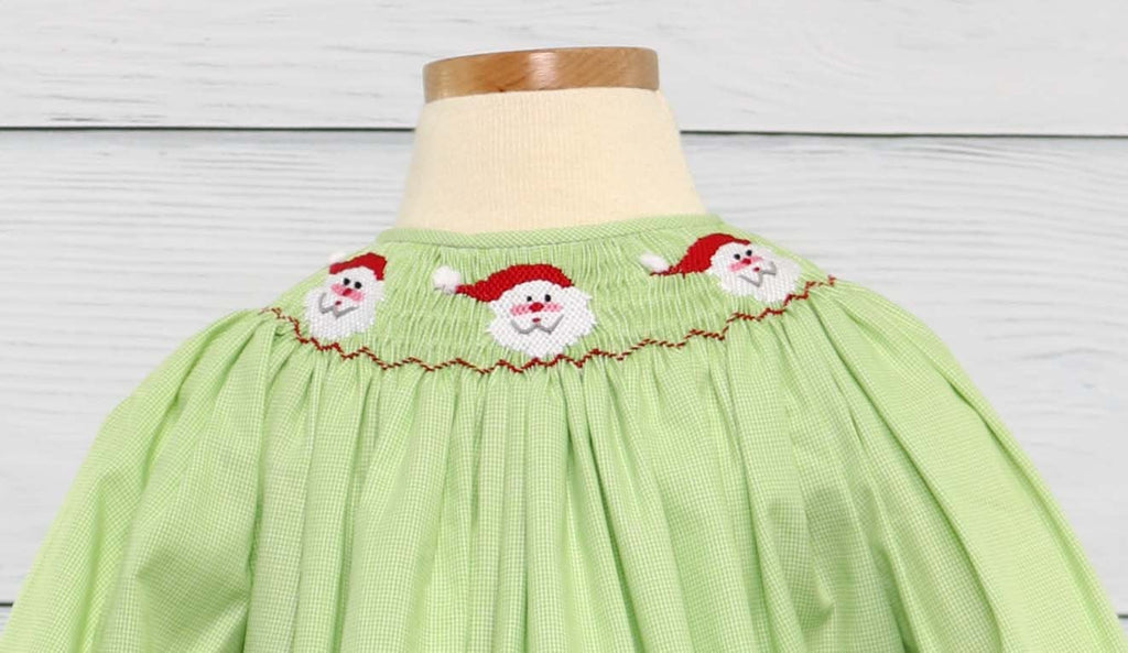 Christmas Smocked Dress