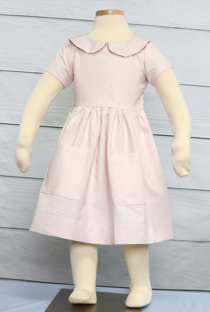 Girls Summer Dresses, Girls Linen Dress, Zuli Kids 293962