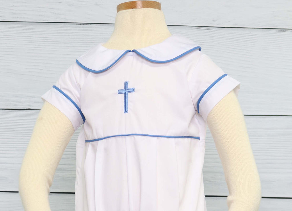 Modern boy christening outfit