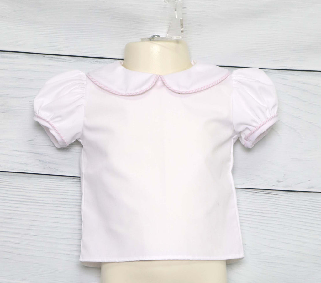 Baby Girl Blouse, White Blouse