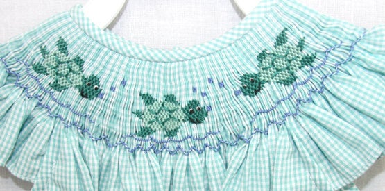 Smocked baby dress