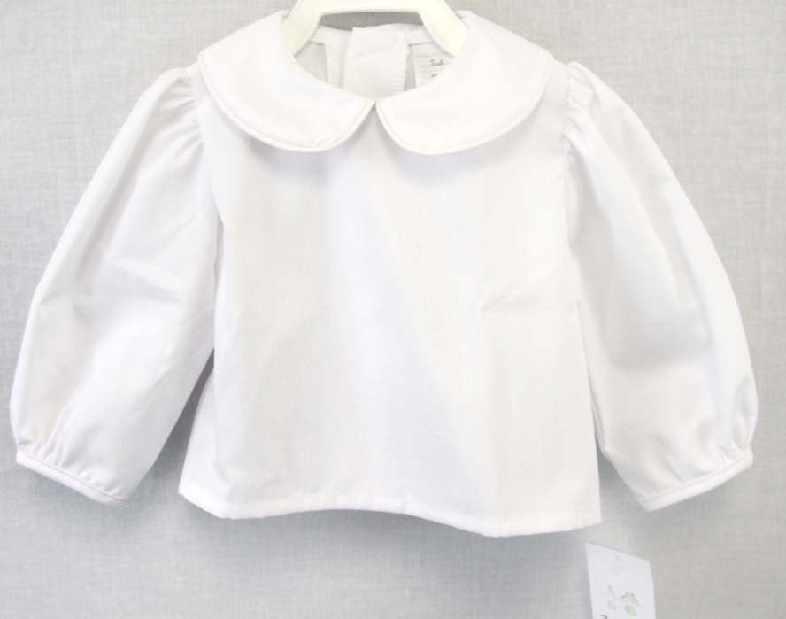 White Blouse for Toddler Girl